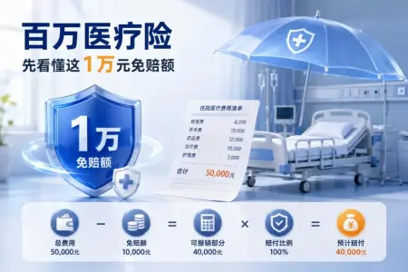 百万医疗险真能报“几百万”？先看懂这1万元免赔额