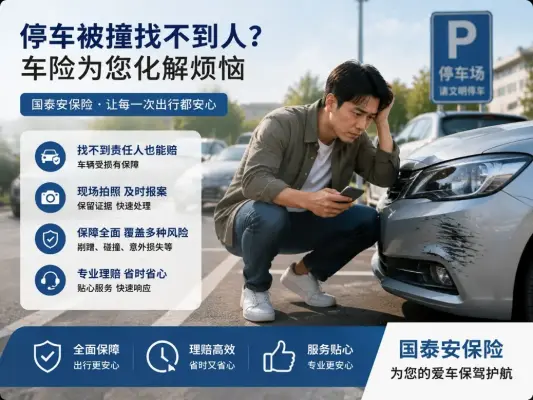停车场被撞找不到肇事者怎么办？车险里的隐藏风险值得关注