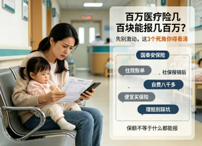  百万医疗险几百块能报几百万？先别激动，这3个死角你得看清